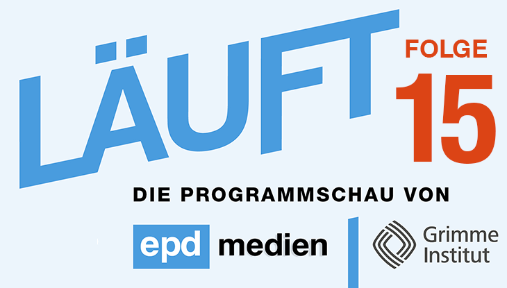 Logo des Podcast „Läuft“
