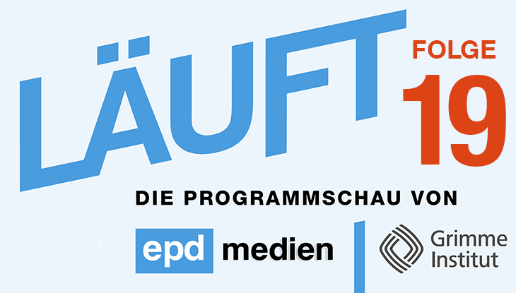 Logo des Podcast „Läuft“