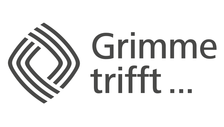 Das Logo der Veranstaltungsreihe "Grimme trifft ..."
